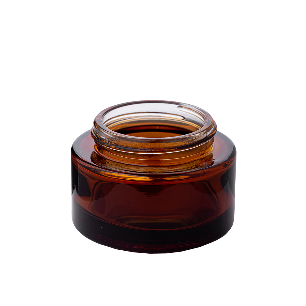 Стеклянная косметическая банка 79R-SHX-002 темная 50ml