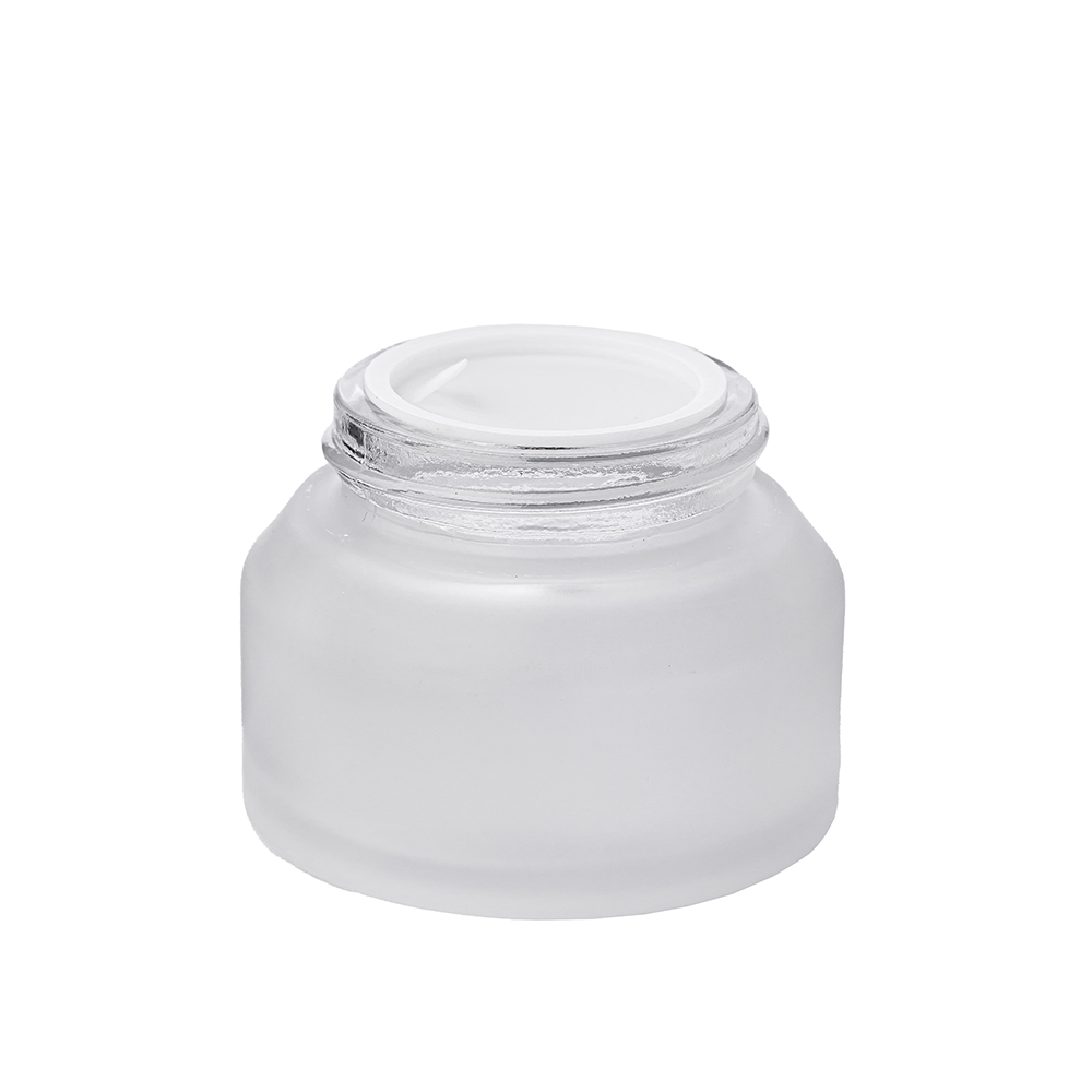 Стеклянная косметическая банка 79R-SMH-001 матовая 50ml