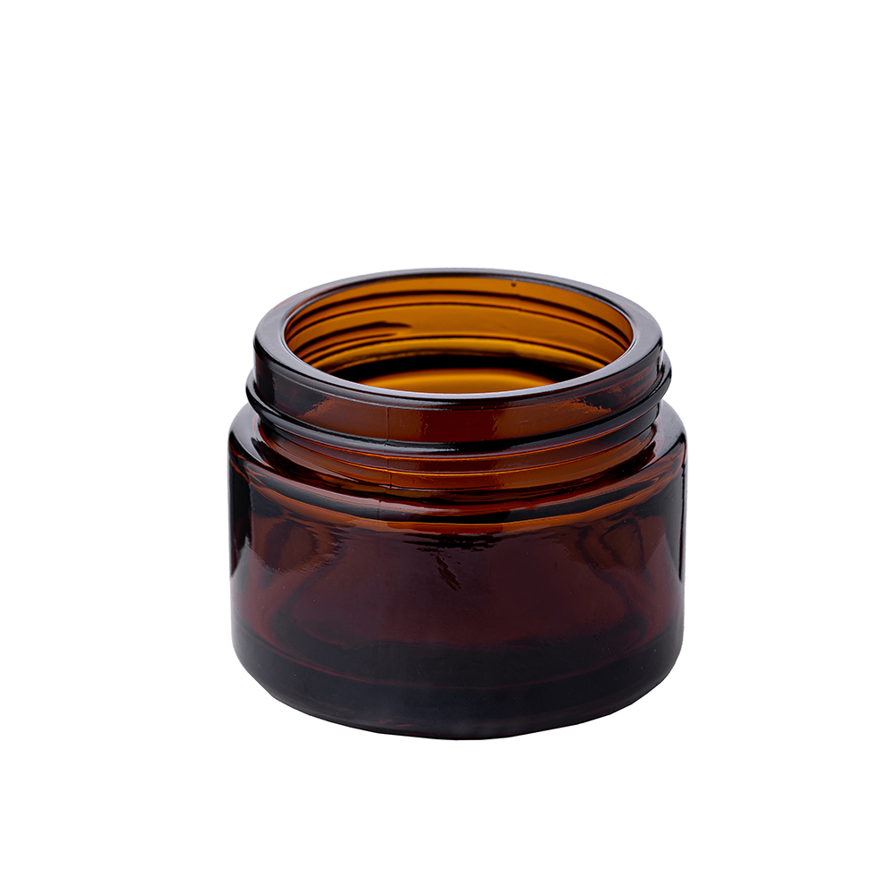 Стеклянная косметическая банка 79R-SSYCGL50 темная 50ml
