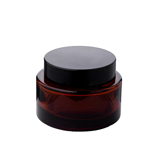 Стеклянная косметическая банка 79R-SHX-002 темная 50ml