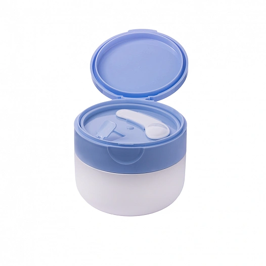 Пластиковая косметическая банка 19r-8031a 100ml с лопаточкой