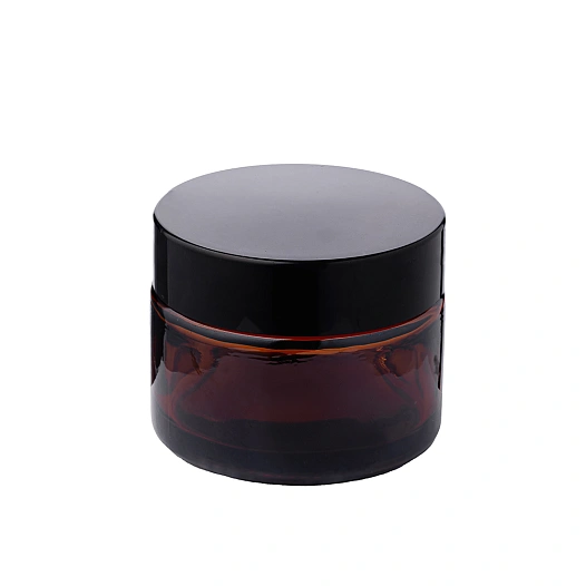 Стеклянная косметическая банка 79R-SSYCGL50 темная 50ml