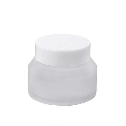 Стеклянная косметическая банка 79R-SMH-001 матовая 50ml